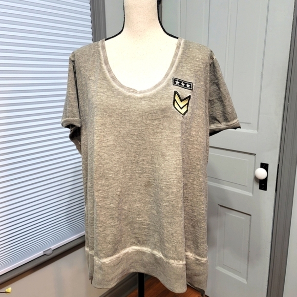 Lane Bryant Tops - ✨ LANE Bryant Embroidered Mesh Ruffled Sleeve Top